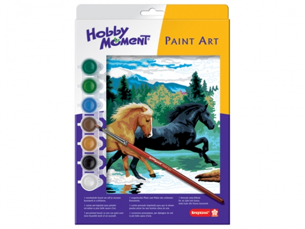 Paint Art Running Horses 969704F